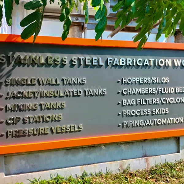 BIỂN HIỆU ALU CHỮ INOX DĨ AN | THI CÔNG CHO NHÀ MÁY, XƯỞNG CÔNG TY...
