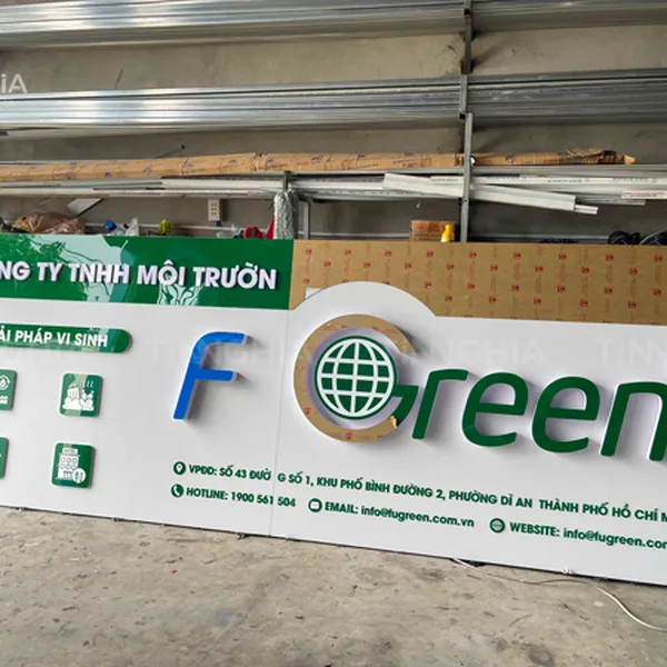 BIỂN HIỆU ALU CHỮ NỔI ĐÈN LED BÌNH DƯƠNG