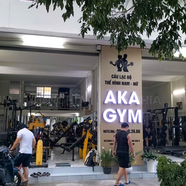 BIỂN HIỆU ALU PHÒNG GYM FITNESS ĐẸP | AKA GYM