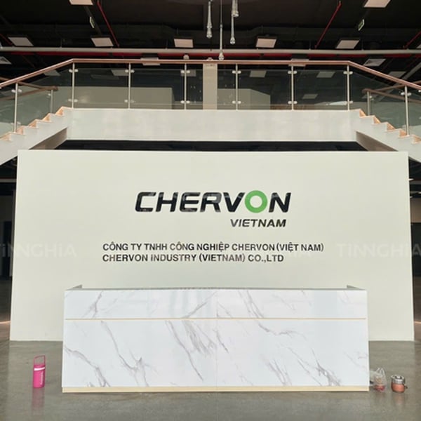 BIỂN HIỆU CHỮ MICA CÔNG TY BÌNH DƯƠNG | CÔNG TY CHERVON VIETNAM