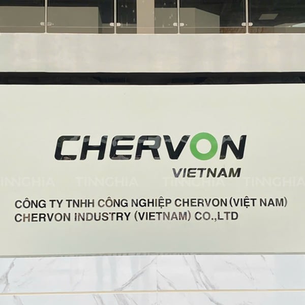 BIỂN HIỆU CHỮ MICA CÔNG TY BÌNH DƯƠNG | CÔNG TY CHERVON VIETNAM