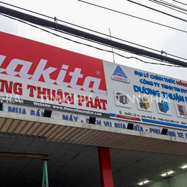 BIỂN HIỆU CÔNG TY BẾN CÁT | LÀM CHỮ QUẢNG CÁO, IN ẤN BẢNG HIỆU