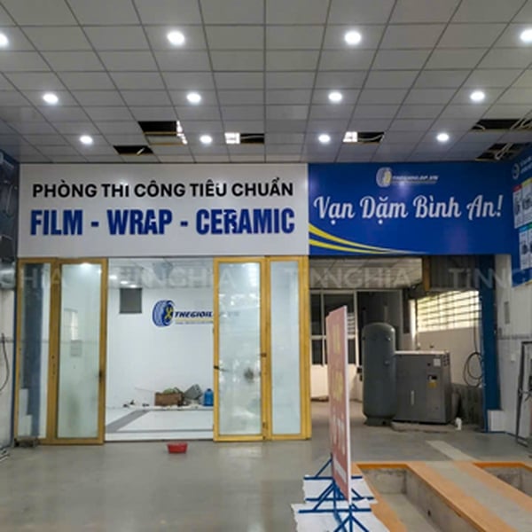 BIỂN QUẢNG CÁO TRUNG TÂM CHĂM SÓC XE BÌNH DƯƠNG - THẾ GIỚI LỐP