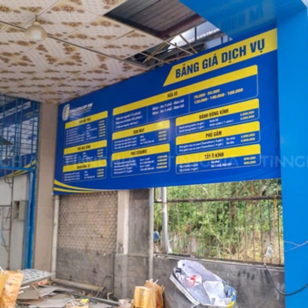 BIỂN QUẢNG CÁO TRUNG TÂM CHĂM SÓC XE BÌNH DƯƠNG - THẾ GIỚI LỐP