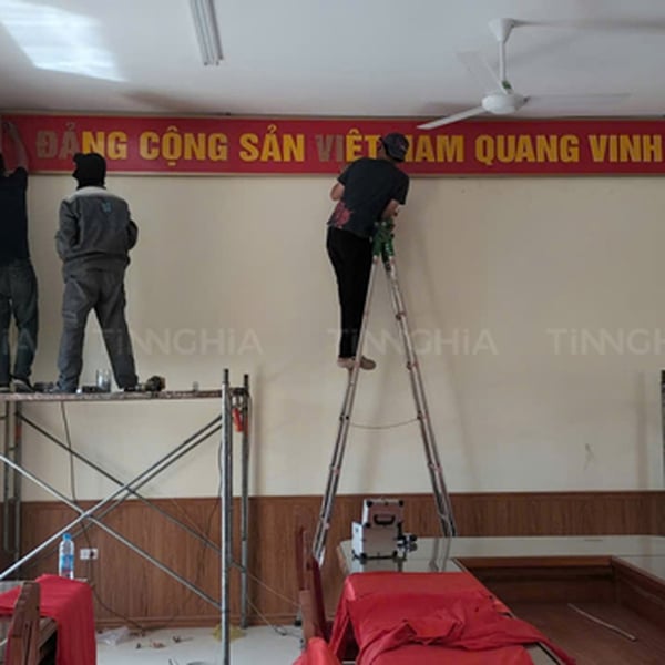 LÀM BỘ CHỮ ĐẢNG CỘNG SẢN VIỆT NAM | GẮN PHÒNG HỘI TRƯỜNG, CƠ QUAN, PHÒNG HỌP