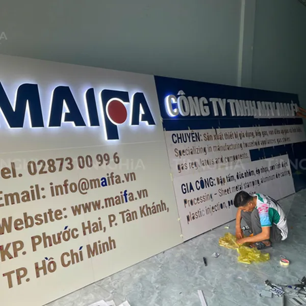 CHỮ NỔI MICA ĐÈN LED TPHCM