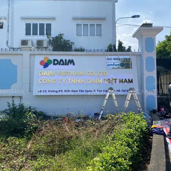 CHỮ QUẢNG CÁO INOX TPHCM | Công Ty DAIM VIETNAM