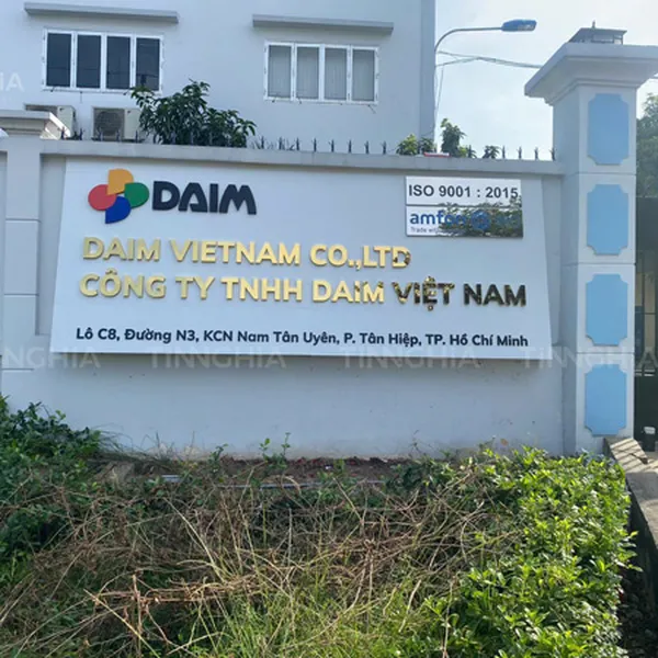 CHỮ QUẢNG CÁO INOX TPHCM | Công Ty DAIM VIETNAM