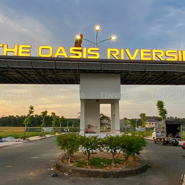 BẢNG HIỆU CỔNG CHÀO CHỮ NỔI BÌNH DƯƠNG