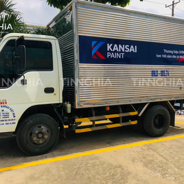DÁN DECAL XE TẢI THỦ DẦU MỘT | DÁN DECAL QUẢNG CÁO XE CÔNG TY