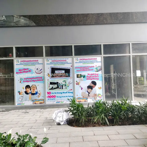 DECAL DÁN KÍNH BÀU BÀNG | DECAL DÁN KÍNH IN HÌNH THEO YÊU CẦU