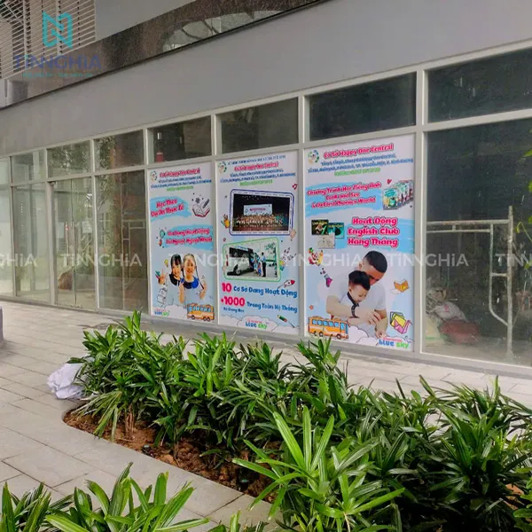 DECAL DÁN KÍNH BÀU BÀNG | DECAL DÁN KÍNH IN HÌNH THEO YÊU CẦU