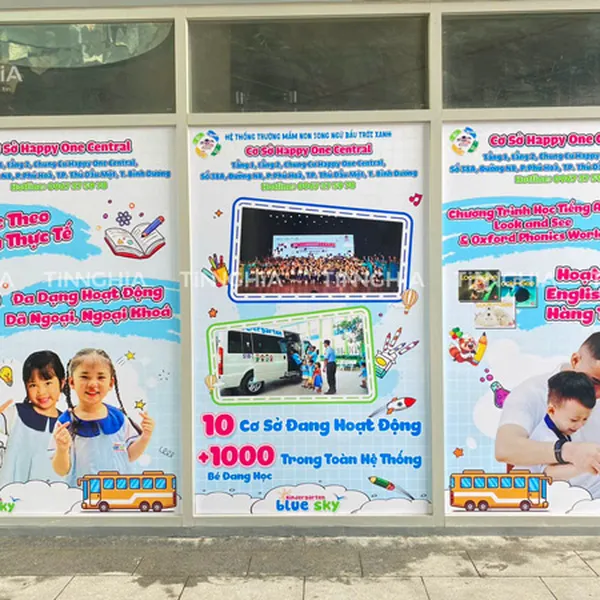 DECAL DÁN KÍNH BÀU BÀNG | DECAL DÁN KÍNH IN HÌNH THEO YÊU CẦU