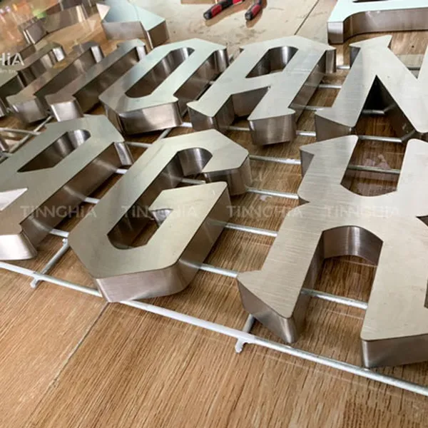 GIA CÔNG CHỮ INOX THỦ DẦU MỘT | ĐỊA CHỈ LÀM BIỂN HIỆU INOX BÌNH DƯƠNG