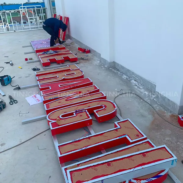 GIA CÔNG CHỮ NỔI ALU BẾN CÁT | LÀM BẢNG QUẢNG CÁO BÌNH DƯƠNG