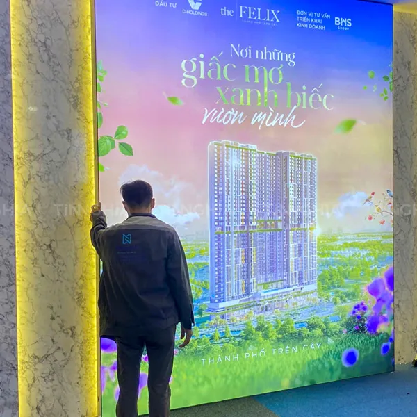 HỘP ĐÈN BẠT DẺO NHÉT CẠNH BÌNH DƯƠNG | GẮN BIỂN HỘP ĐÈN TRONG NHÀ, NGOÀI TRỜI