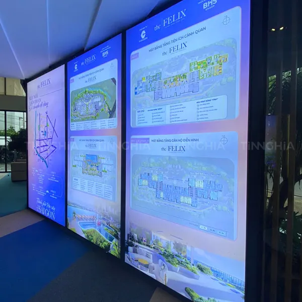 HỘP ĐÈN BẠT DẺO NHÉT CẠNH BÌNH DƯƠNG | GẮN BIỂN HỘP ĐÈN TRONG NHÀ, NGOÀI TRỜI