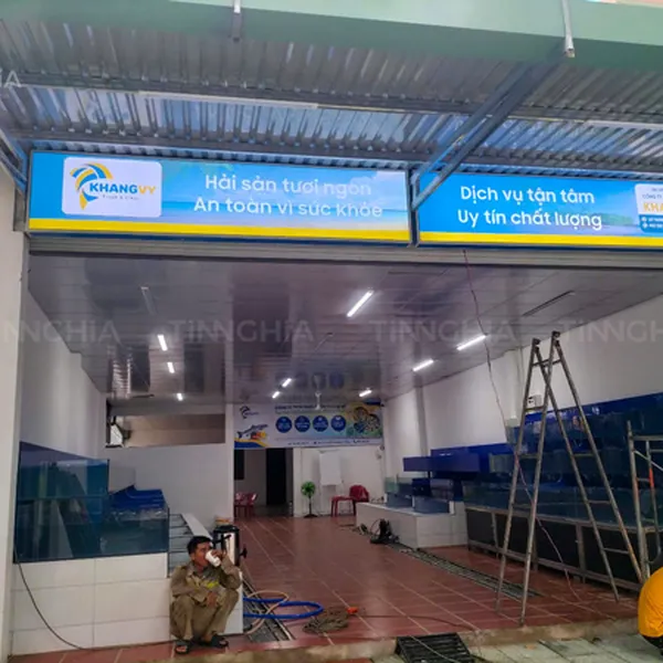 HỘP ĐÈN CĂNG BẠT DĨ AN | GIA CÔNG BIỂN HỘP ĐÈN LED