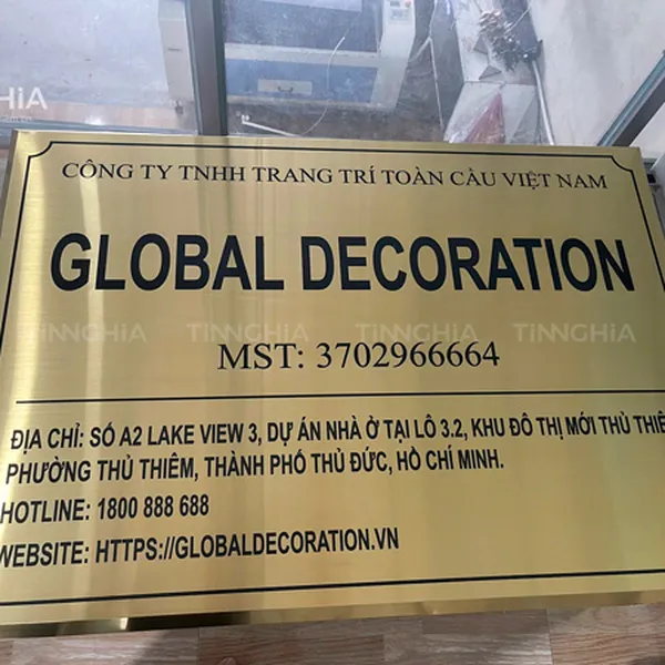 BẢNG CÔNG TY INOX BÌNH DƯƠNG | BIỂN HIỆU INOX ĐẸP RẺ CHẤT LƯỢNG