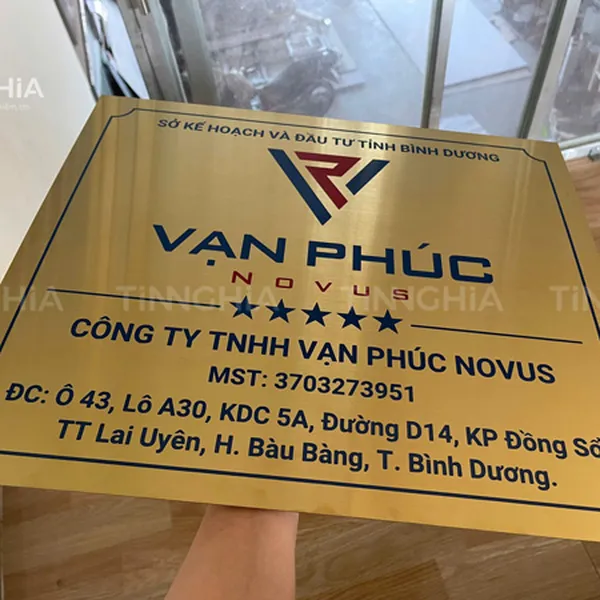BẢNG CÔNG TY INOX BÌNH DƯƠNG | BIỂN HIỆU INOX ĐẸP RẺ CHẤT LƯỢNG