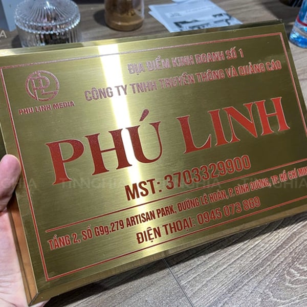 LÀM BẢNG HIỆU INOX ĂN MÒN BÌNH DƯƠNG | Đặt Làm Biển Inox 