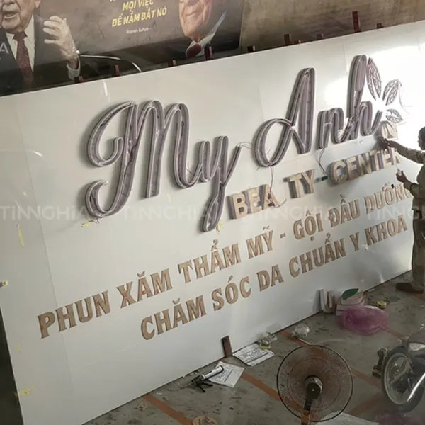 LÀM BẢNG QUẢNG CÁO SPA BÌNH DƯƠNG | BIỂN DỊCH VỤ SPA, LÀM NAIL, HỚT TÓC ĐẸP