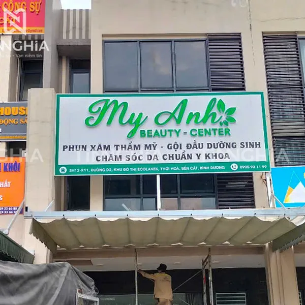 LÀM BẢNG QUẢNG CÁO SPA BÌNH DƯƠNG | BIỂN DỊCH VỤ SPA, LÀM NAIL, HỚT TÓC ĐẸP