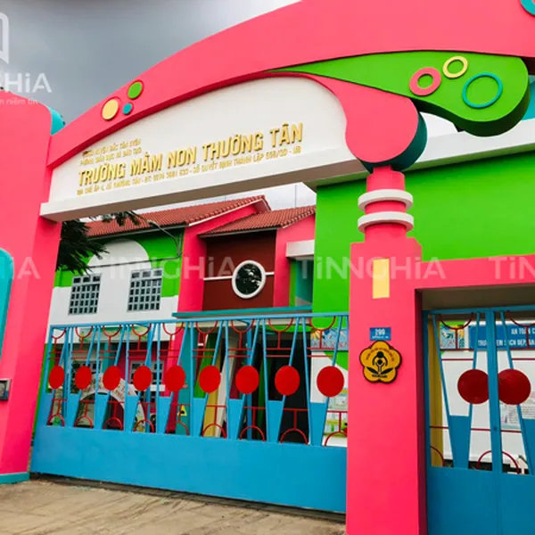 LÀM BẢNG TÊN TRƯỜNG HỌC BẾN CÁT | BẢNG HIỆU TRƯỜNG HỌC BÌNH DƯƠNG