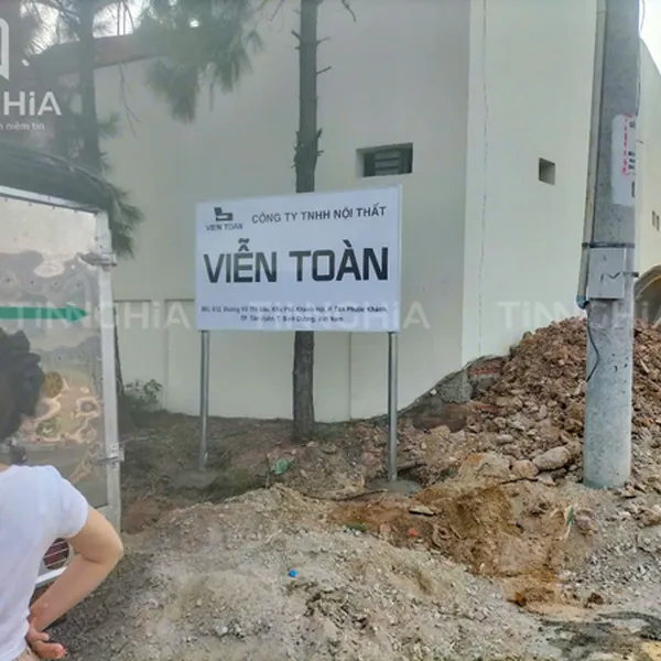 LÀM BIỂN CÔNG TY BÀU BÀNG | THI CÔNG BIỂN QUẢNG CÁO TẬN NƠI