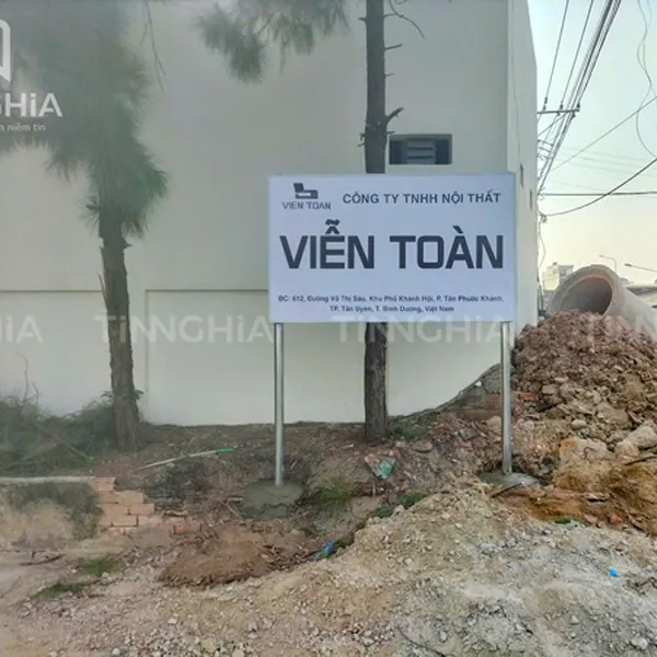 LÀM BIỂN CÔNG TY BÀU BÀNG | THI CÔNG BIỂN QUẢNG CÁO TẬN NƠI
