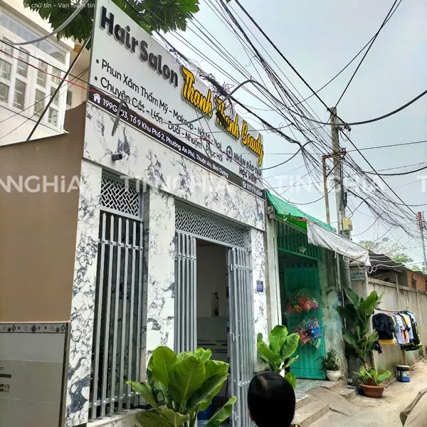 LÀM BIỂN HIỆU ALU BẾN CÁT | BẢNG QUẢNG CÁO TẠI BÌNH DƯƠNG