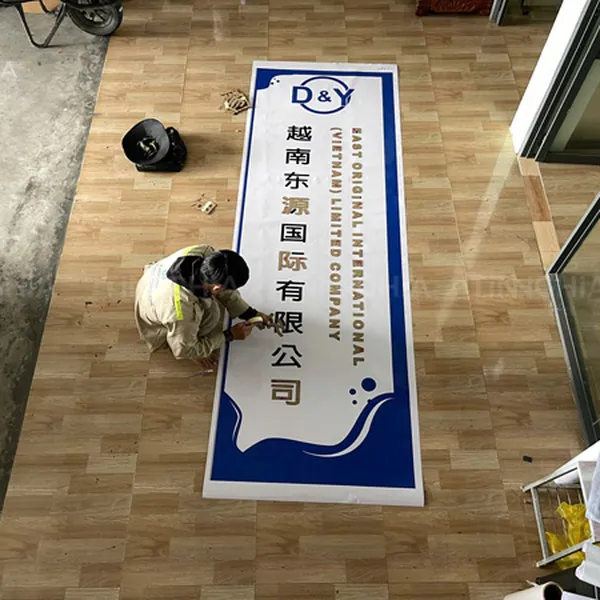 LÀM BIỂN HIỆU CÔNG TY THUẬN AN | Thi Công Quảng Cáo Thuận An