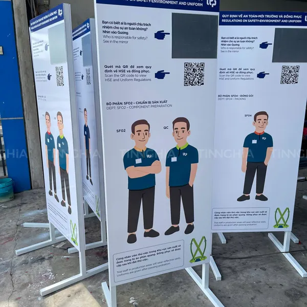 LÀM BIỂN NỘI QUY SỐ LƯỢNG NHIỀU CHO NHÀ MÁY DOANH NGHIỆP