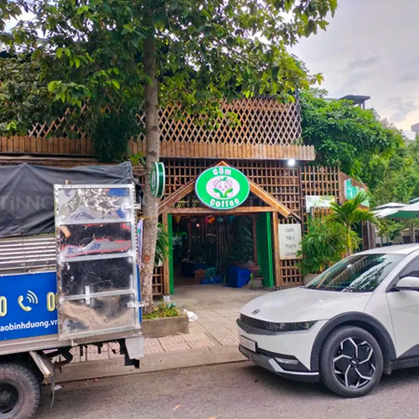 LÀM BIỂN QUẢNG CÁO QUÁN CÀ PHÊ - GỐM COFFEE