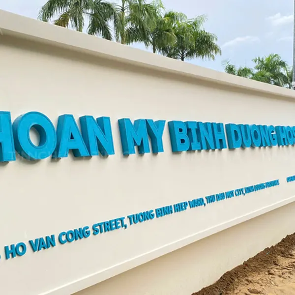 LÀM CHỮ NỔI INOX LED SÁNG MẶT MICA | CHỮ INOX MICA GIÁ TỐT