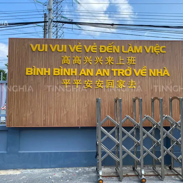 LÀM CHỮ NỔI MICA THỦ DẦU MỘT | GIA CÔNG CHỮ MICA BÌNH DƯƠNG