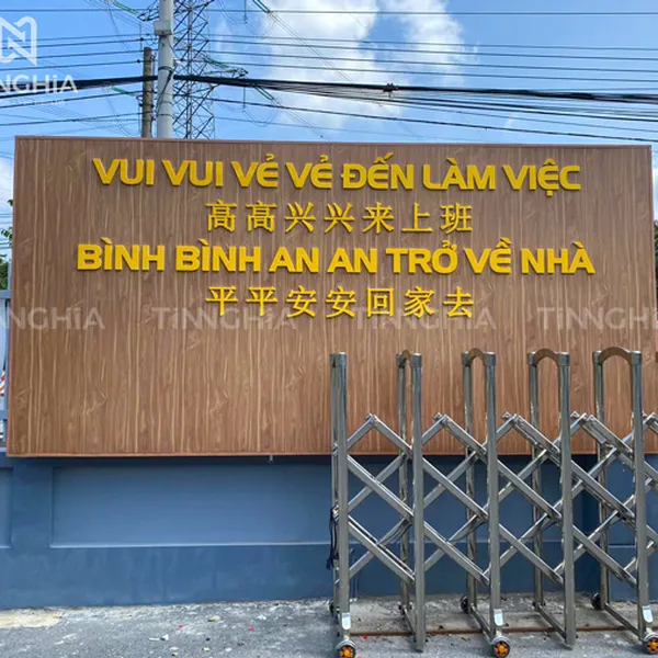 LÀM CHỮ NỔI MICA THỦ DẦU MỘT | GIA CÔNG CHỮ MICA BÌNH DƯƠNG