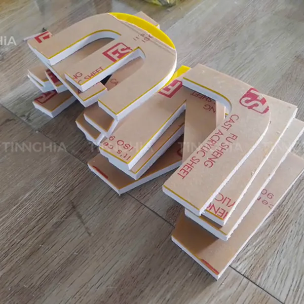 LÀM CHỮ NỔI MICA THỦ DẦU MỘT | GIA CÔNG CHỮ MICA BÌNH DƯƠNG