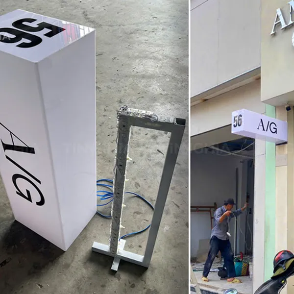 LÀM HỘP ĐÈN BÌNH DƯƠNG | HỘP ĐÈN MICA ALU, HỘP ĐÈN BỌC BẠT