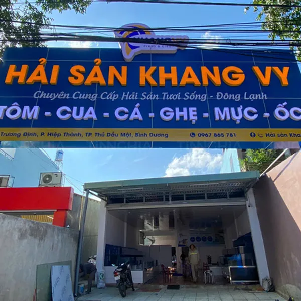 ỐP ALU BẢNG HIỆU DĨ AN | Thi Công Mặt Dựng Alu Quảng Cáo