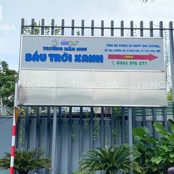 LÀM BIỂN HIỆU ALU CHỮ NỔI DĨ AN | CHỮ NỔI ĐI LED THEO YÊU CẦU