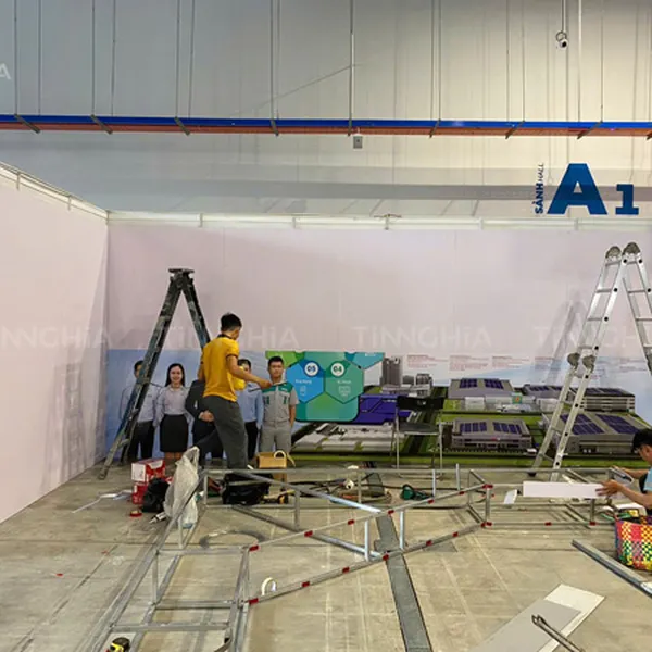 THI CÔNG GIAN HÀNG TRIỂN LÃM BÌNH DƯƠNG