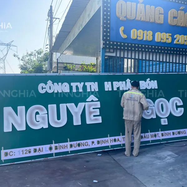 THI CÔNG QUẢNG CÁO BÌNH DƯƠNG | BẢNG HIỆU ALU, BẢNG INOX, BẢNG MICA