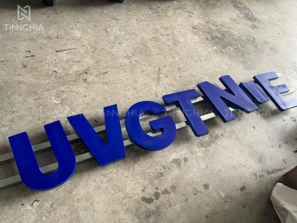 Xưởng làm chữ nổi inox biển hiệu quảng cáo Bình Dương