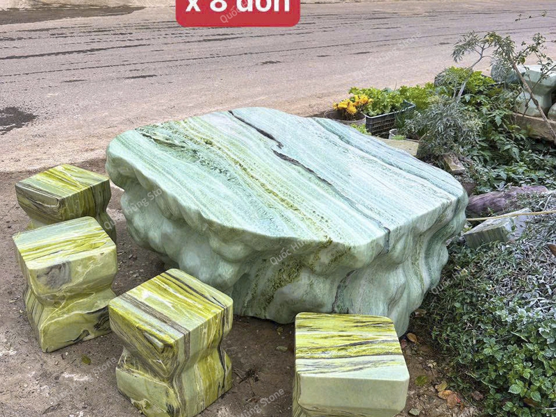Khám Phá Bộ Bàn Ghế Đá Yên Bái: Tinh Tế, Đẳng Cấp, Bền Bỉ