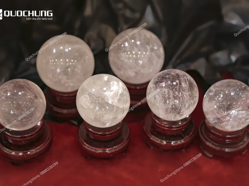 Địa Chỉ Mua Quả Cầu Đá Thạch Anh Trắng Tại Miền Bắc Uy Tín