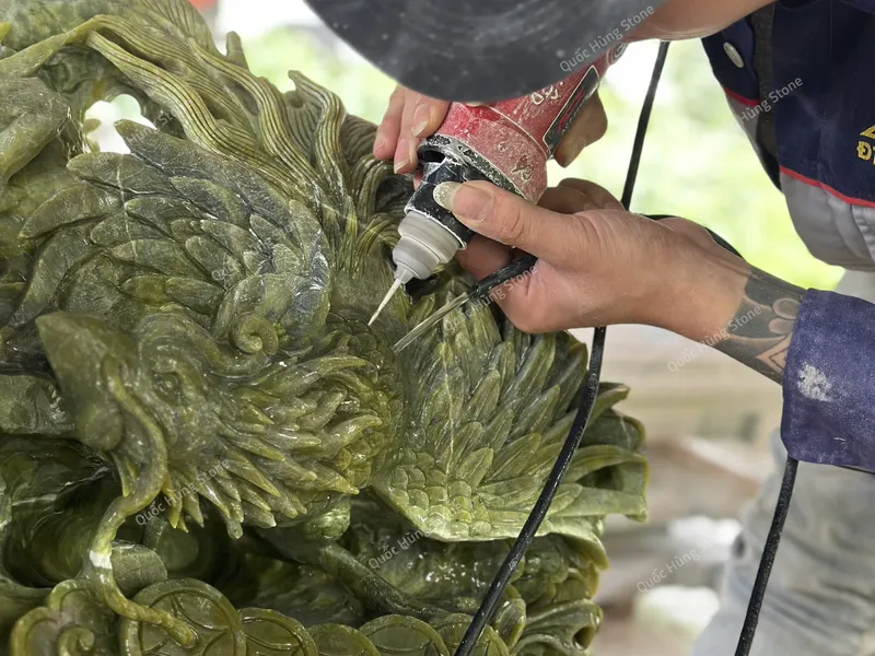 Xưởng Sản Xuất, Chế Tác Đá Mỹ Nghệ, Đá Phong Thủy Quốc Hùng Stone