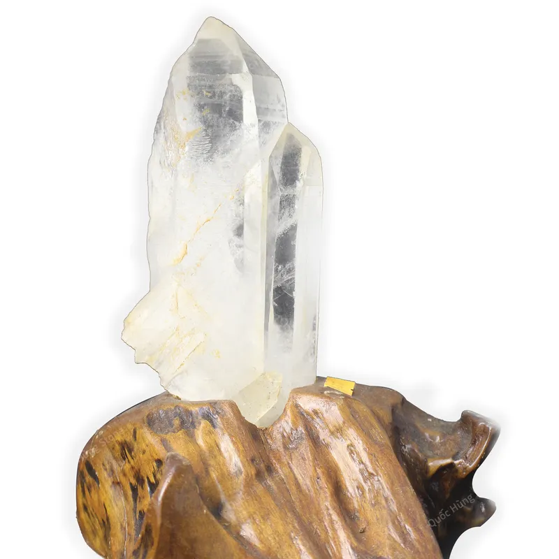 Tinh Thể Đá Thạch Anh Trắng 19x8,5cm