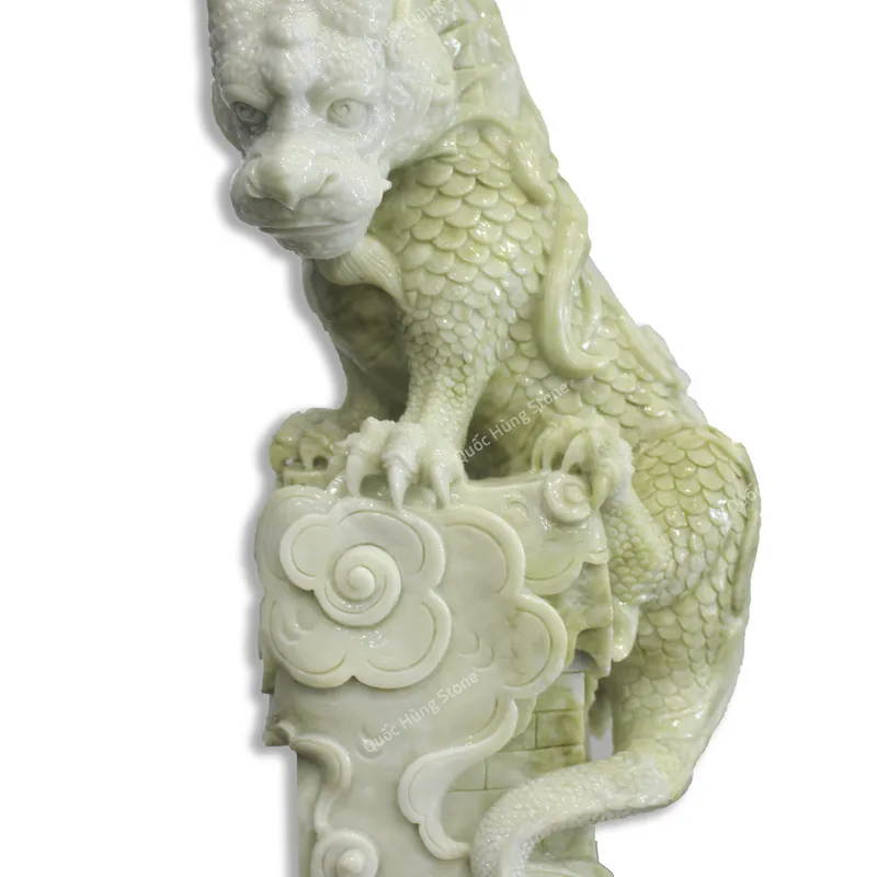 Ấn Kỳ Lân Đá Ngọc Serpentine