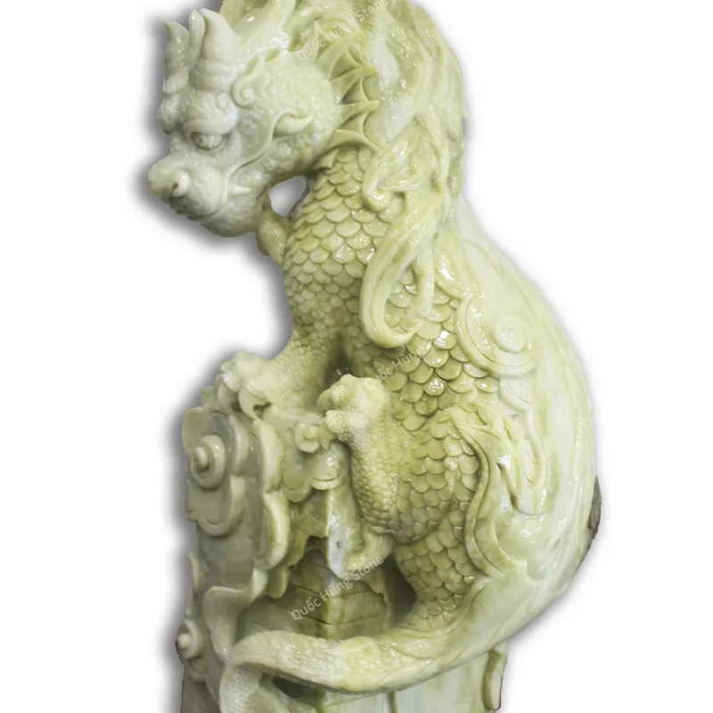 Ấn Kỳ Lân Đá Ngọc Serpentine